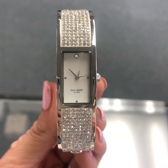 kate spade Accessories - Kate Spade On the Rocks Pave Bangle Watch